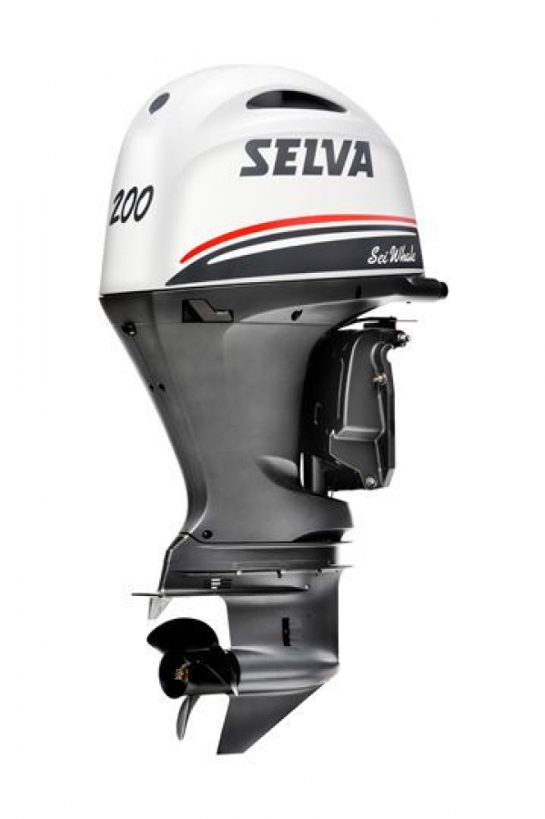SELVA Sei Whale EFI 200HP E.DW.XL.PT Complete with propeller, digital remote control and digital panel.