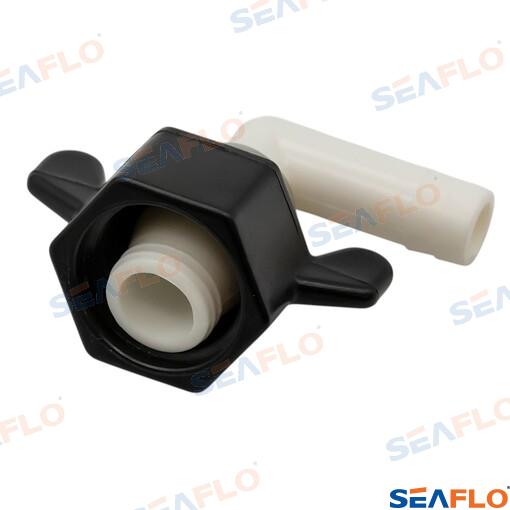 Seaflo HSE Barb Elbow Fitting 1/2"-14 FNPT x 3/8" Barb