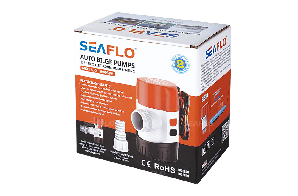 bilge pump automatic SEAFLO s13b 12v 1100gph