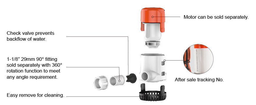 bilge pump SEAFLO s13a 12v 1500gph
