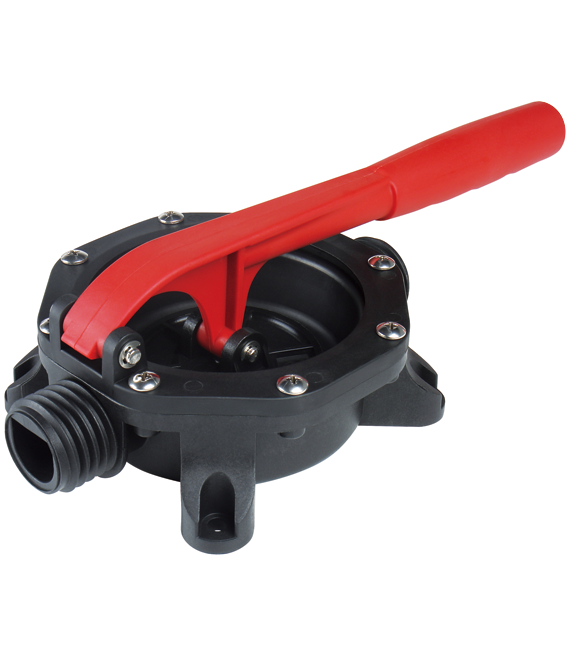 Manual Diaphragm Hand Pump - Plastic Handle - 1-1/4" (34 mm) hose connection - up to 20l/min