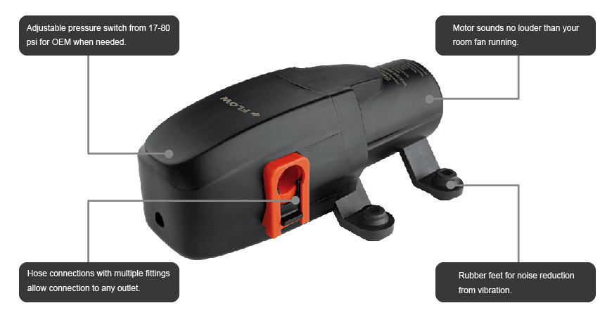 pressure water pump SEALFO  24v 5.6lpm/1.5gpm 40psi