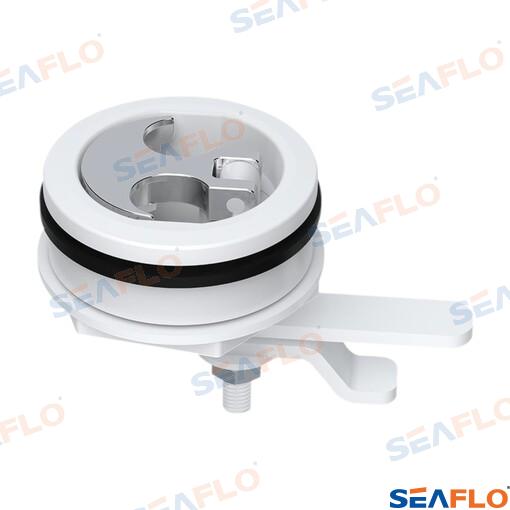 Hatch handle - diameter 63.5mm - faceplate 73.66mm - mounting surfaces 9.52 to 22.22mm