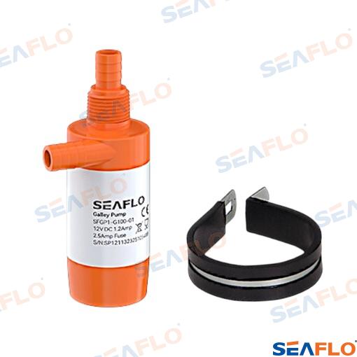 Кухонный насос Seaflo 12 В, 100 GPH/6,3 л/мин, 3/8 (10 мм), FGP1-G100-01