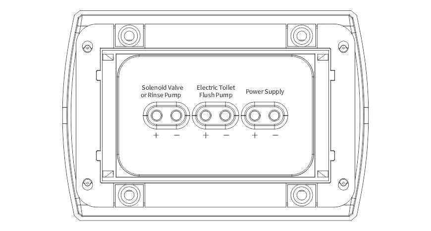 Seaflo Smart Switch Panel for Quiet Flush Toilets SFSP-015-04