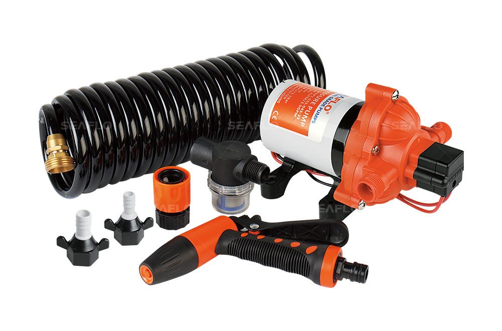 washdown water pump kit SEAFLO 24v 3.0/11.6lpm Series 33