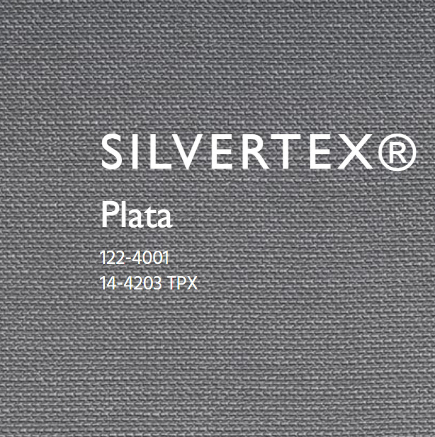 Vinil Fabric SILVERTEX Plata - Price for current meter!