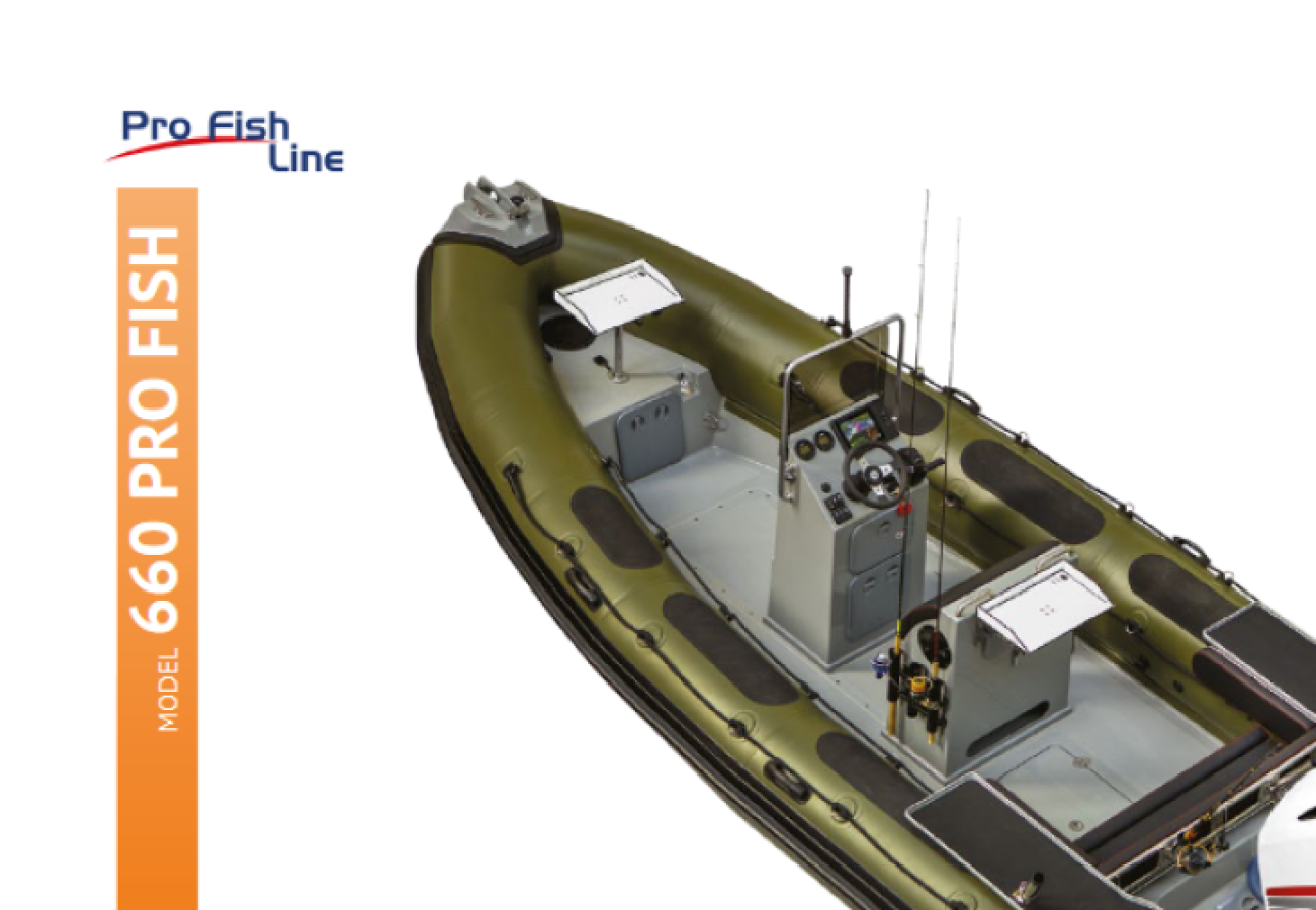 Selva Boat Pro Fish 660 Hypalon with Selva engine Swordfish 115 E.F.I. E.ST.XL.PT.