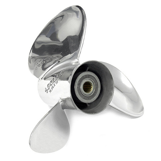 SOLAS 8642-155-15 stainless steel propeller 3x15,5x15 LEFT for Volvo Penta SX