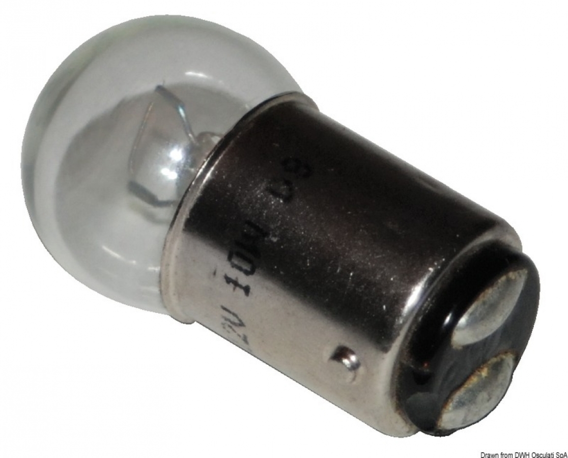 Bipolar bulb 12 V 10 W BA15d