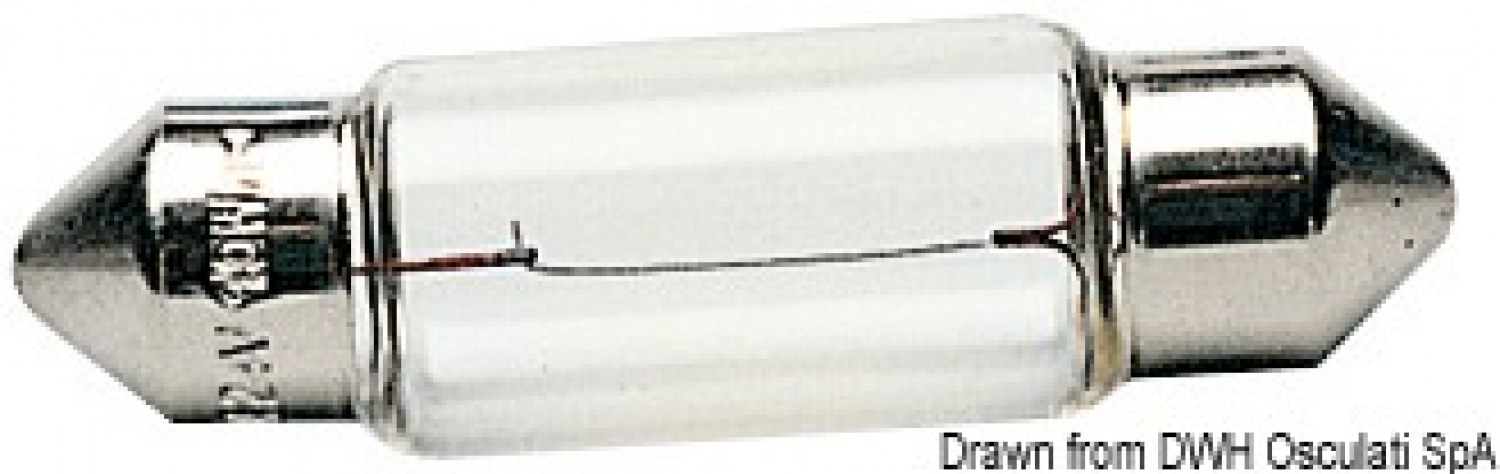 Bulb 12V 8W 31mm x 10mm