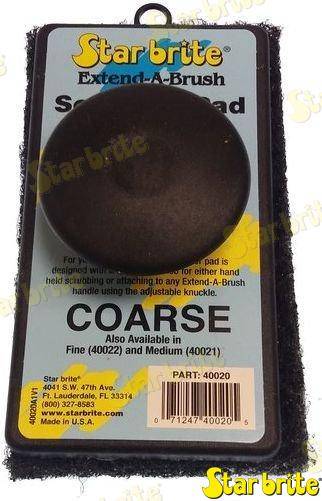 scrub pad coarse brown Starbrite