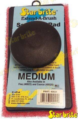 scrub pad medium red Starbrite