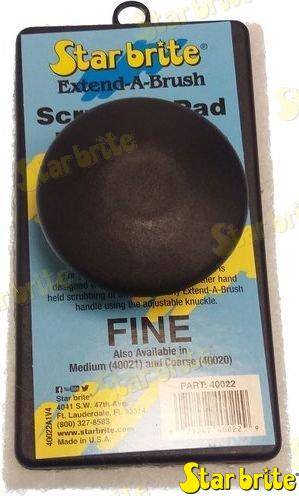 scrub pad fine white Starbrite