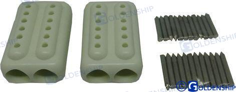 Virves uzgaļi 5-8mm balti