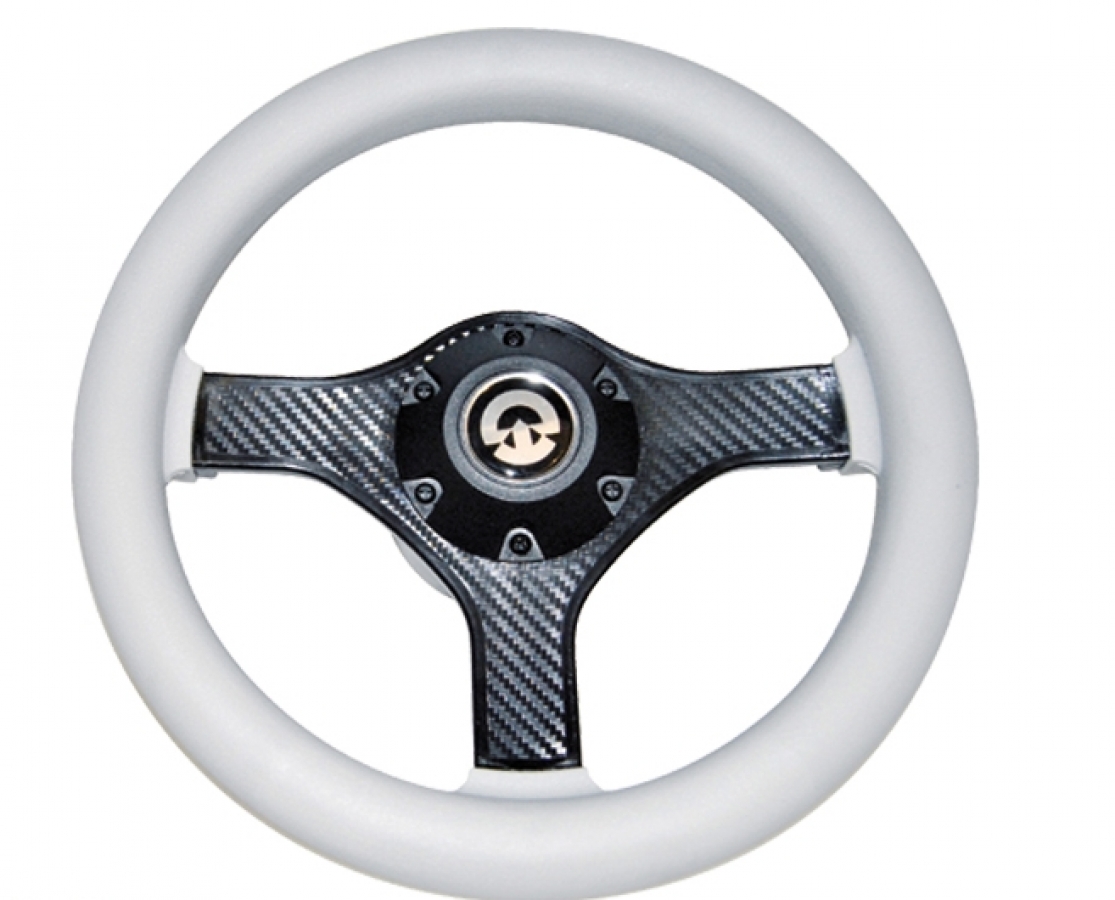 Steering wheel Ø28cm - gray