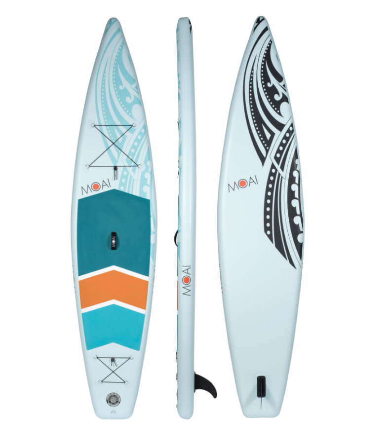 SUP board MOAI 12.6 ft 381x81x15cm Payload 170kg Weight 8.5 kg