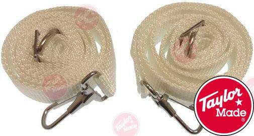 white adj strap 6ft (pack 2)