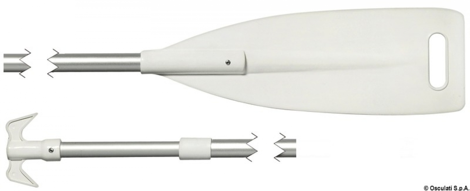 Teleskopiskais airis ar āķi 90-160cm