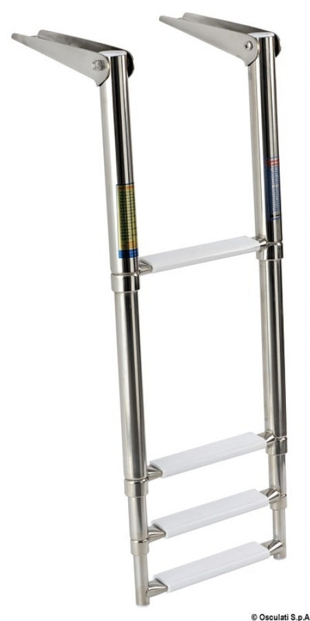 Telescopic standard ladder AISI316 4 steps 315mm