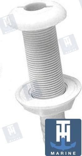1" thru hull scupper- straight