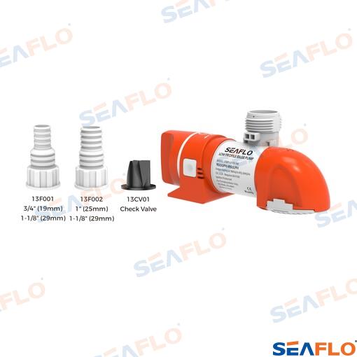 Отстойный насос 12 В 1100 галлонов в час AUTO S14A Выходное отверстие 19 мм, 25 мм или 29 мм