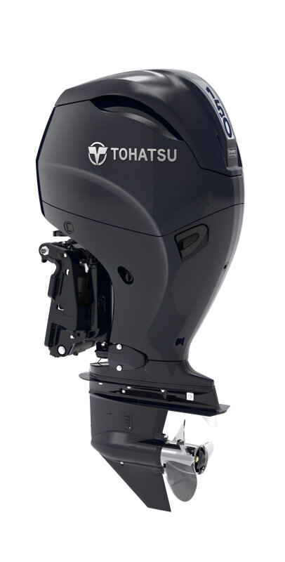 Tohatsu laivu dzinējs MFS 150 Hp AETCUL - Elektriskais starts, UL -Ultra garā kāja, Power Trim, tālvadības pults, pretējā rotācija