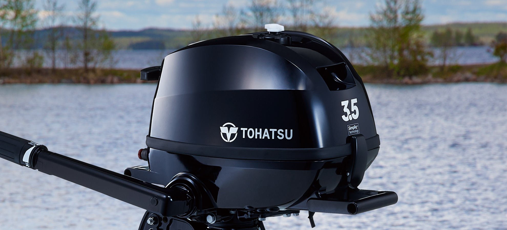 Dzinējs Tohatsu 3.5 Zs, 4 taktu - Komplektā motorstundu skaitītājs (MFS3.5CS)