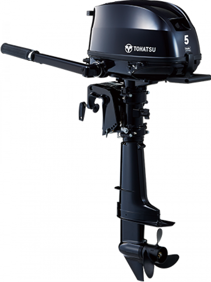 Engine Tohatsu 5 HP DDL (With built-in tank 1.15L) with hourmeter