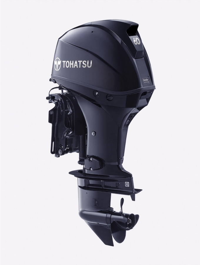 Dzinējs TOHATSU 60Hp ETL, PowerTrim, elektrostarts, FI, tahometrs, tālvadības pults, 99kg, NMEA2000