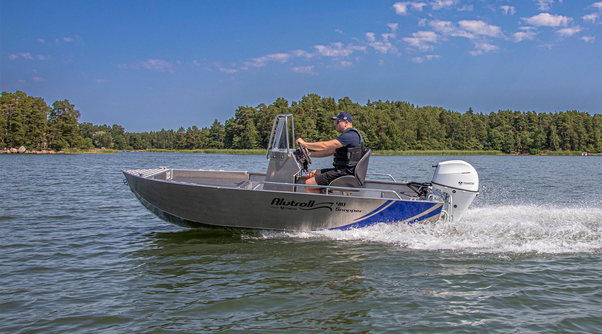 Dzinējs TOHATSU 30 DETL - Aqua Marine Blue - tālvadība, elektrostarts, trim - tilt, L kāja, NMEA2000