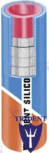 exhaust & water hose 4" x 50cm