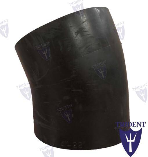 4" 22d gumijas Izplūdes gāzu līkums