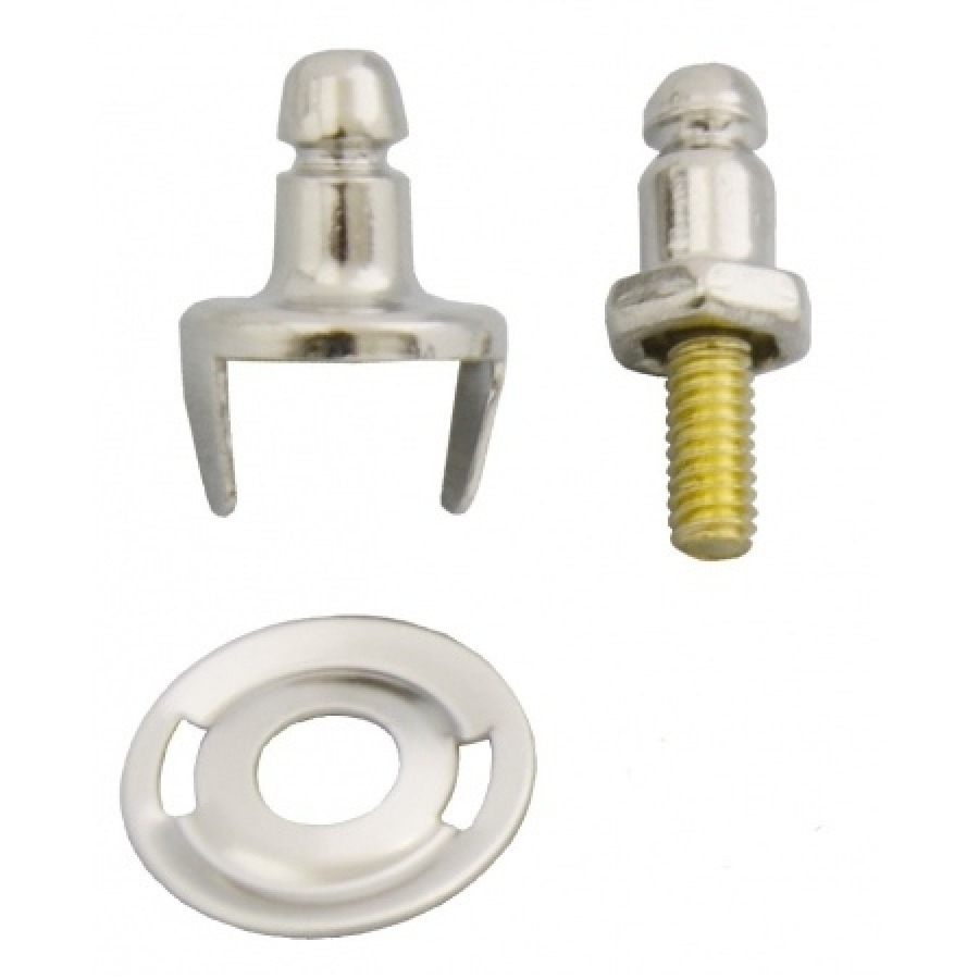 Kniedes tentam 7mm niķelēts misiņš - Lift-The-Dot® sistēma