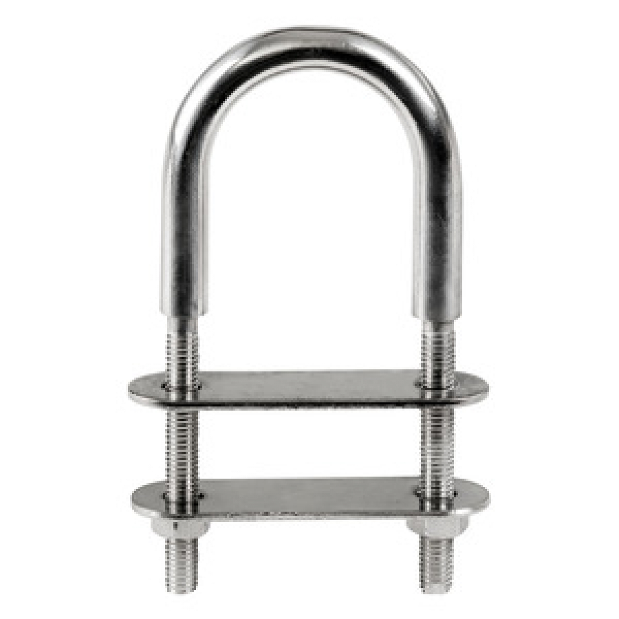 U-Skrūve D-110mm, F-63mm, G-15mm, C-64mm, A-10mm, B-Ø8mm AISI316