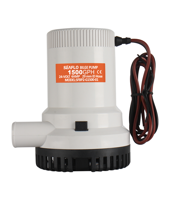 Water pump 2000GPH 12V 10A Output D29mm 7570l/h