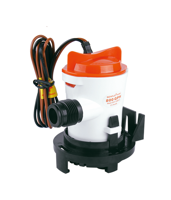 non automatic bilge pump 600 gph 12v 3A hose 19mm
