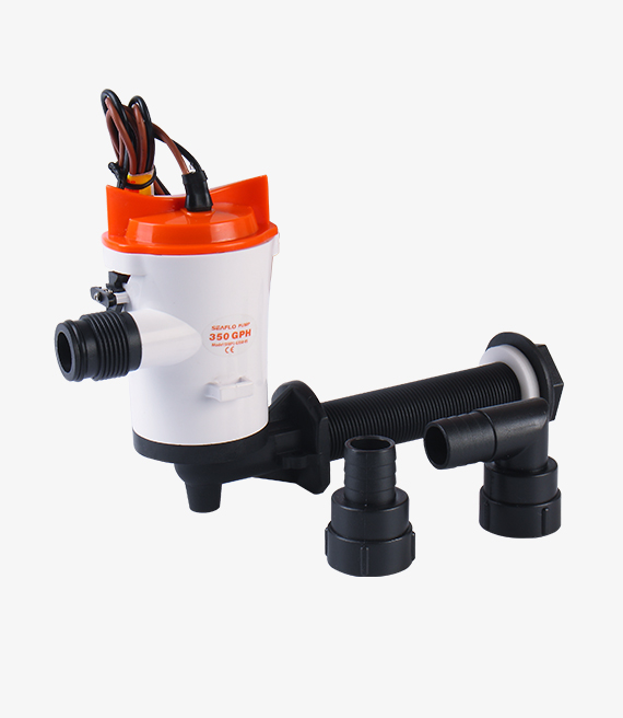 Water pump Seaflo LiveWell 350GPH 22l/min 12V 1A - Outlet 19mm - for fish boxes - SFBP1-G350-05