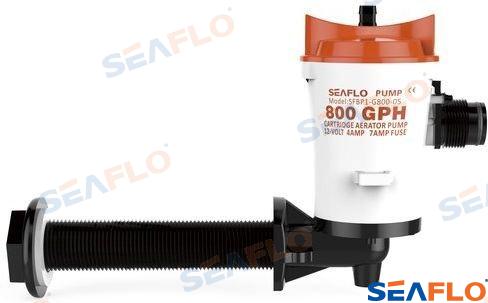 Водяной насос LiveWell 350gph 12v 1A выход 19мм - для рыбных ящиков