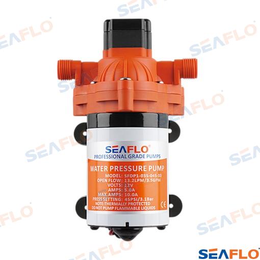 Мембранный насос для пресной воды серии 33 12 В 11,6 л / мин 3,1 бар 45psi