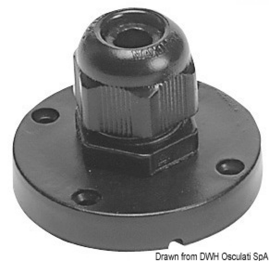 Waterproof cable gland 6-12 mm H36mm Base 51mm