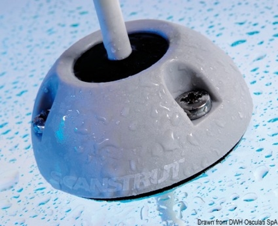 Вертикальное черное пластиковое кабельное уплотнение  4 - 9 мм