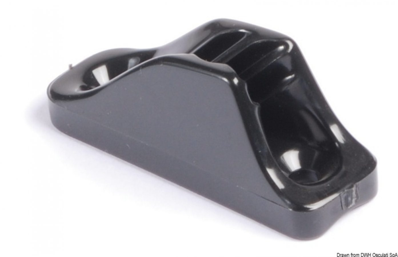 Clam cleat CL204 nylon D.3-6mm Screw holes 4mm