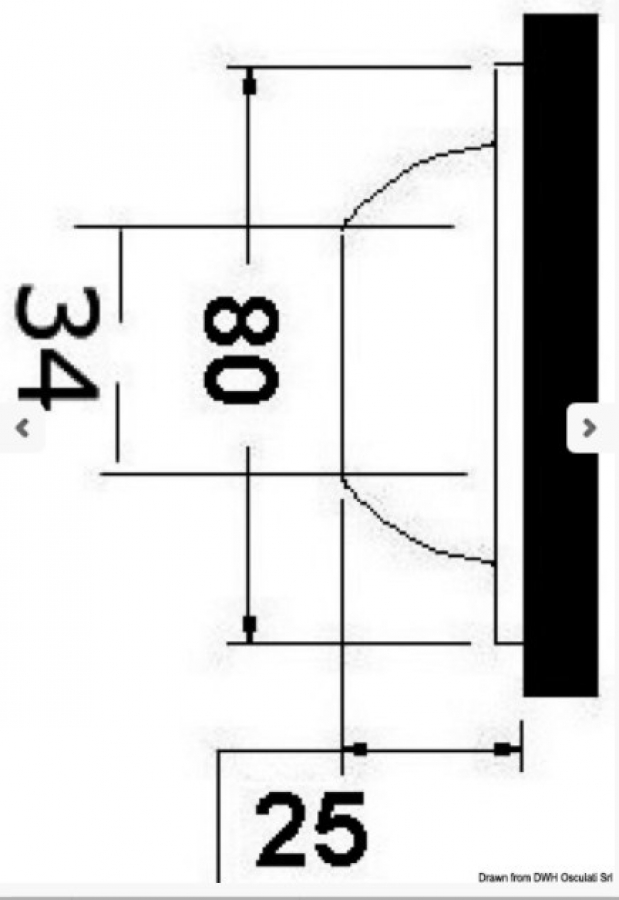 Zemūdens LED gaisma  5 W (balta) 600Lumen 12-24V 25°