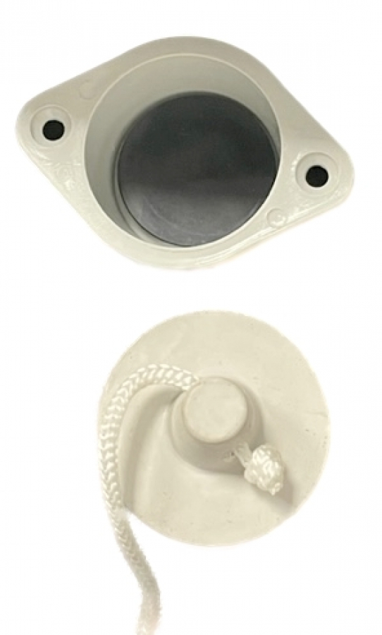 Drain with cork 311 - grey