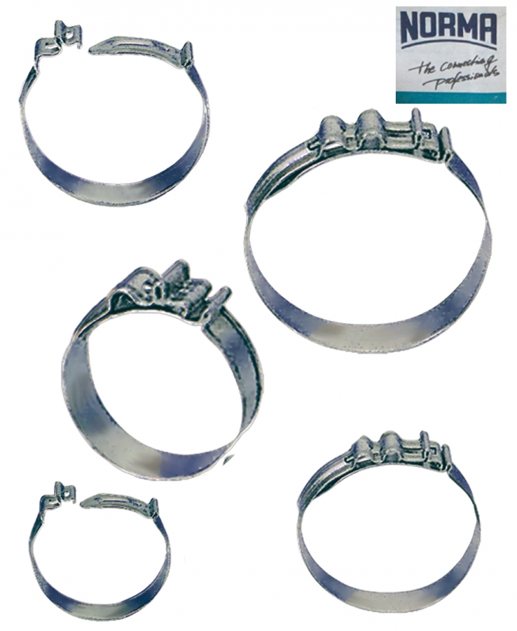 Стальной хомут Ø24-26 мм S.S